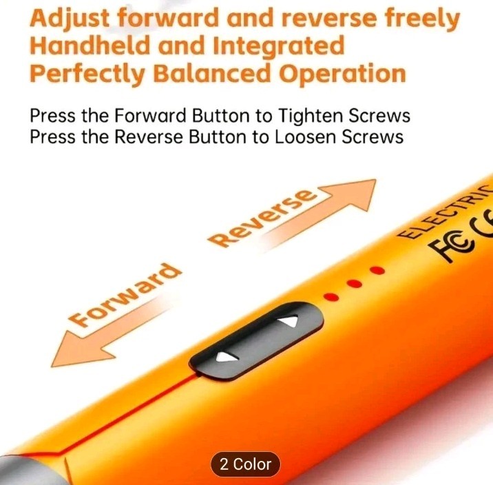 46-in-1 Small Precision Electric Screwdriver, Silent, Durable, Long-lasting Gray