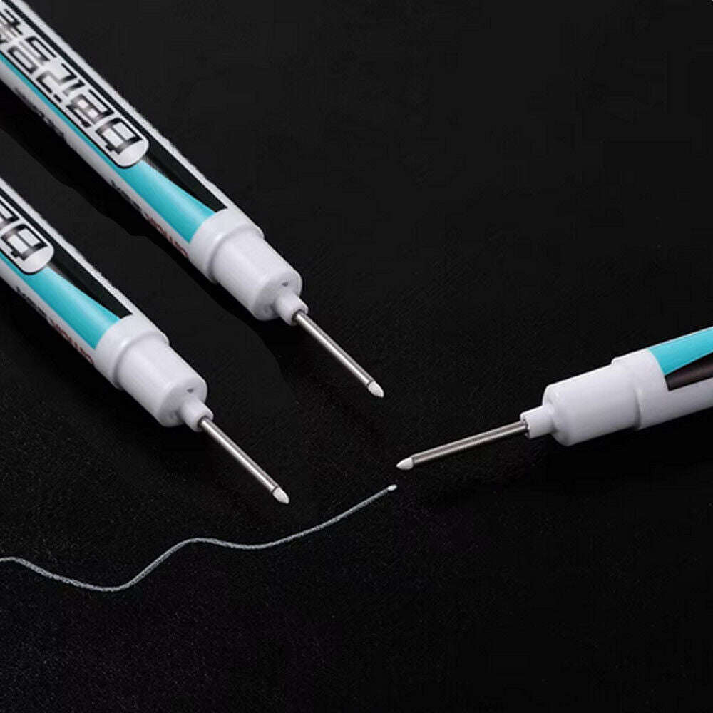 3pcs Oily White Marker Pen Graffiti Pen Permanent Tire Glass Painting Pen 0.7mm