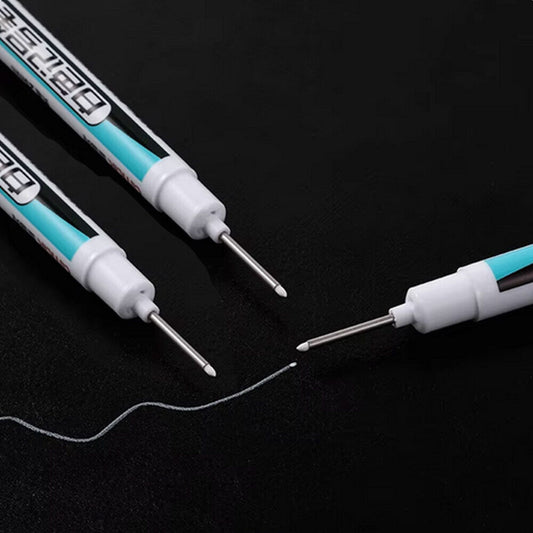 3pcs Oily White Marker Pen Graffiti Pen Permanent Tire Glass Painting Pen 0.7mm