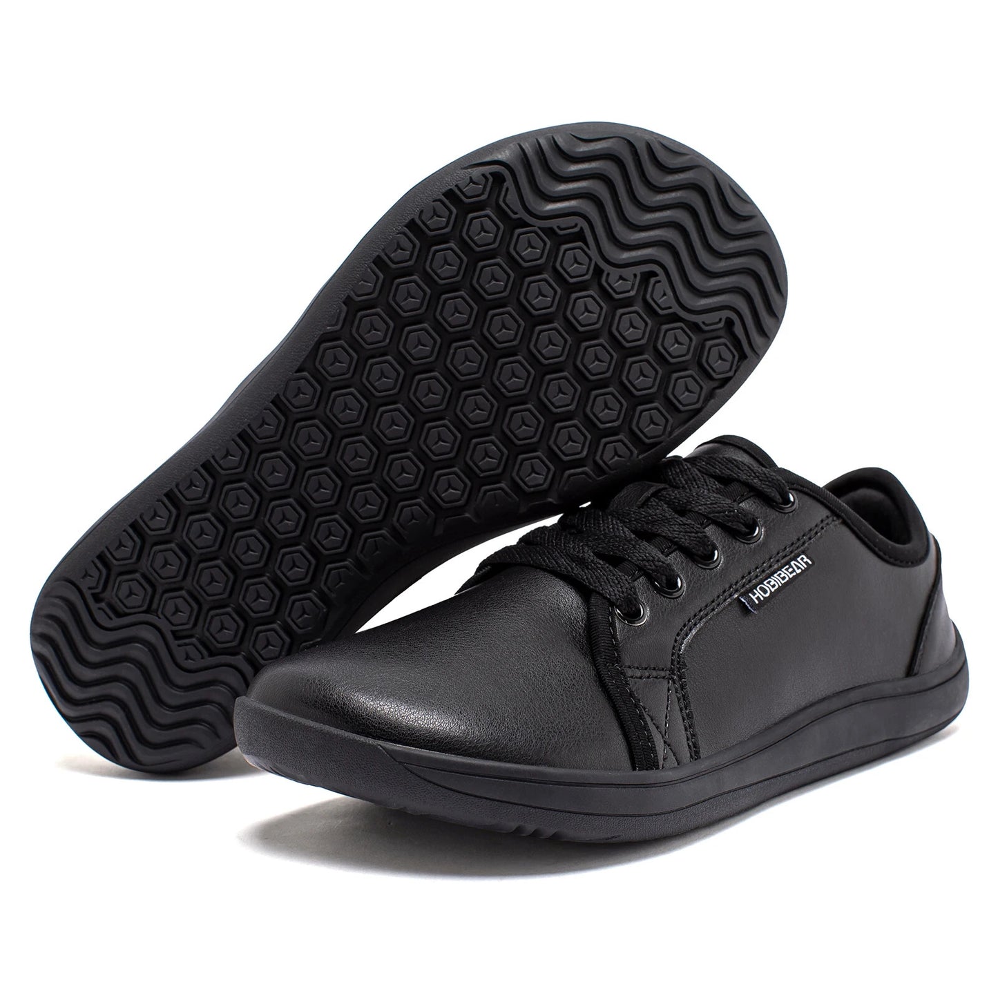 Minimalist Shoes Men Wide Toe Barefoot Shoes Leather Sneakers Lightweight Shoes