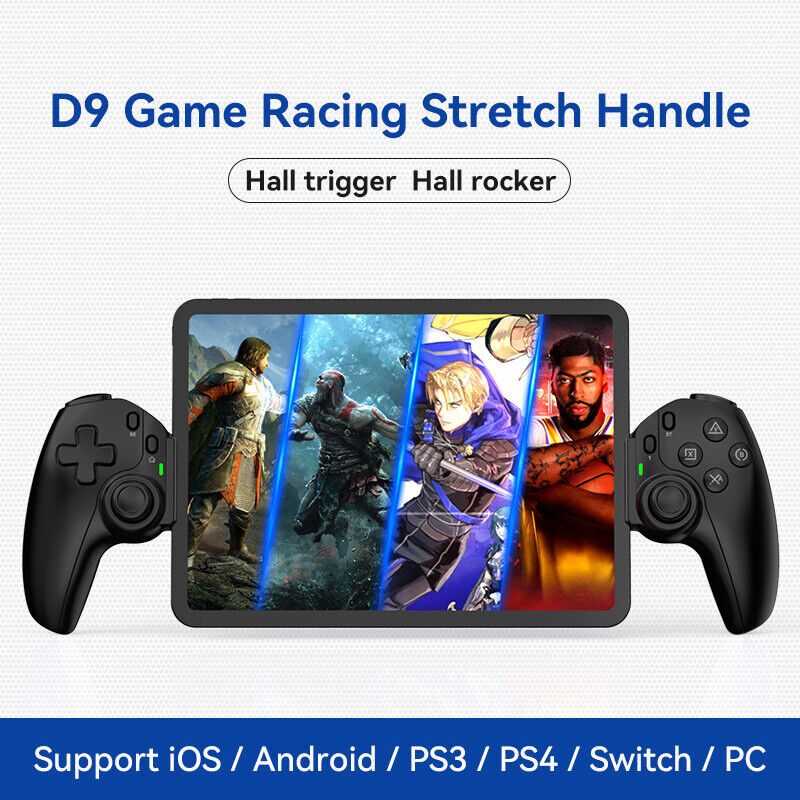 D9 Phone Stretching Game Controller PC For Switch/PS3/PS4 Dual Hall Controller