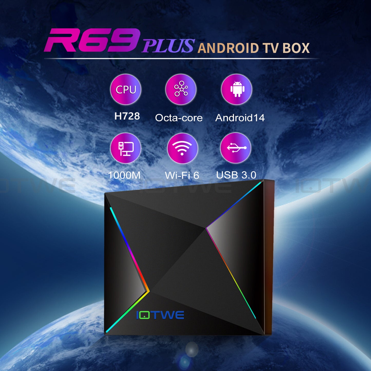 NEW Smart TV BOX Android 32 GB 1000M 2.4G/5G WIFI6 Media Player Octa Core 2025
