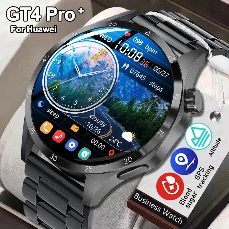 Fitness Tracker NFC Smartwatch Waterproof GPS Heart Rate Bluetooth Call Android