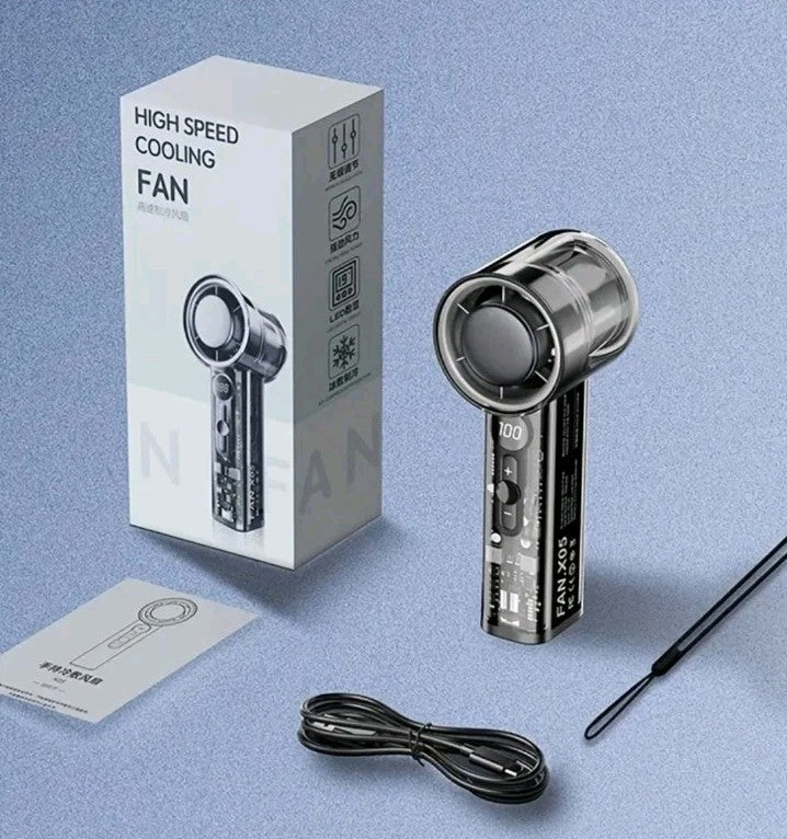 Modern Design Portable Turbo Fan with Intelligent Features for Hot Days Relief