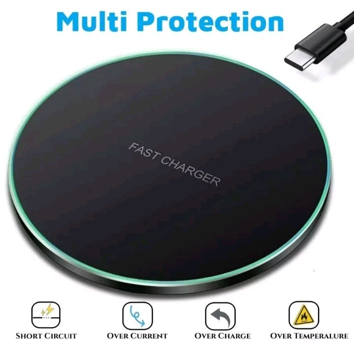 Fast Wireless Charger Charging Pad For lPhone 11 12 13 14 15 Samsung