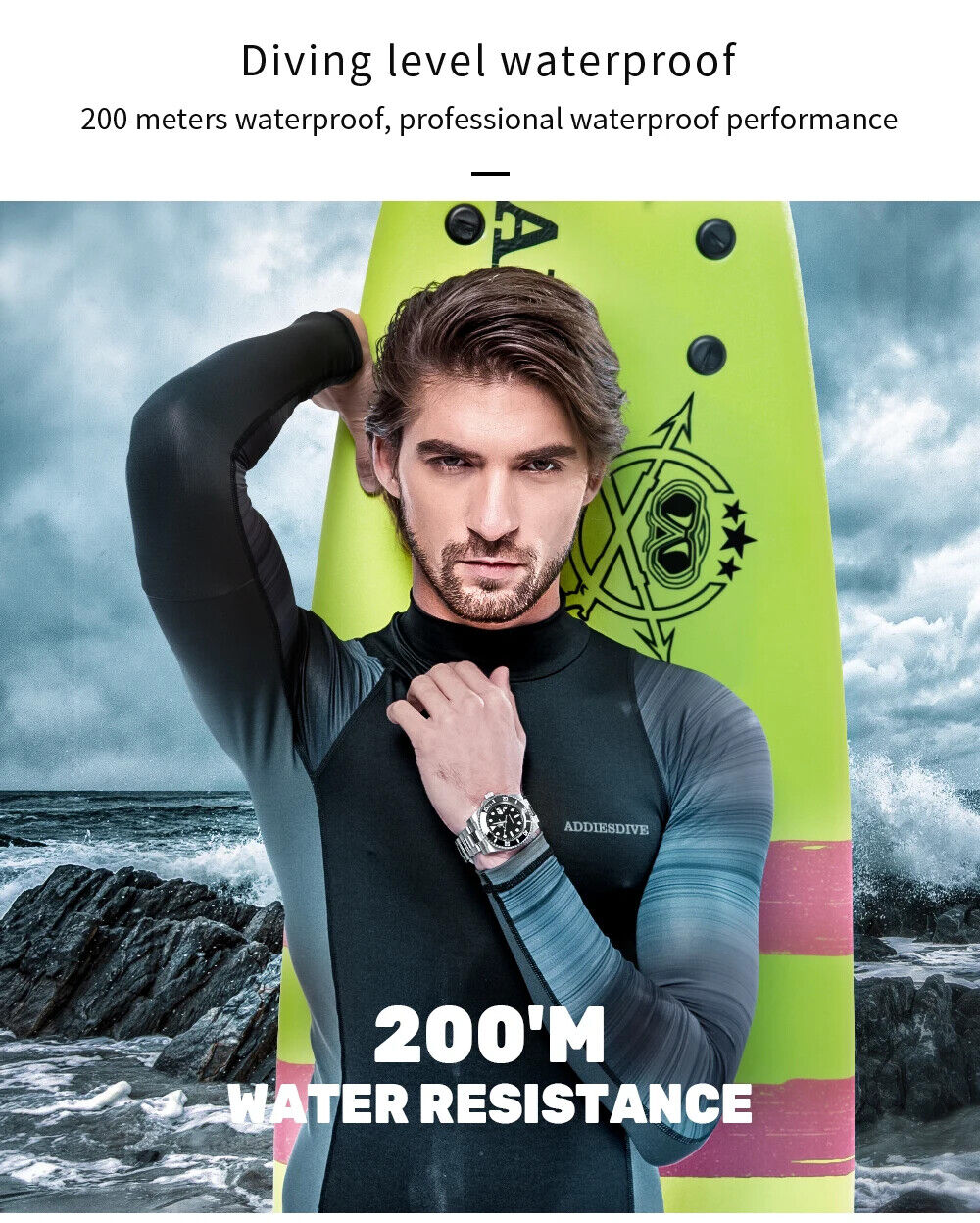 Men's European and American Business Leisure Quartz Watch Waterproof Outdoor New