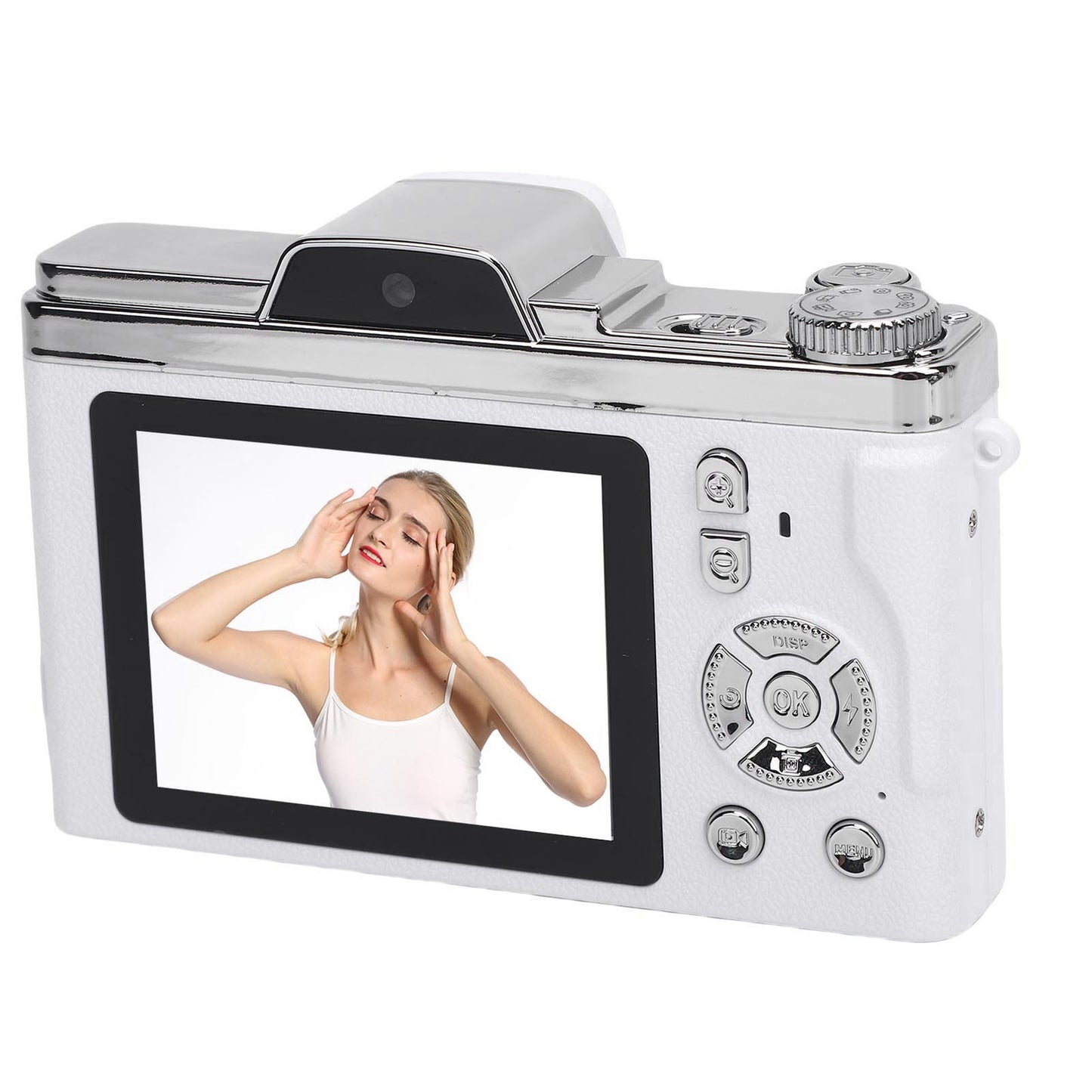 Digital Camera 64MP Pixels 5K HD 16x Zoom AF Autofocus Retro Compact Vlog Kit