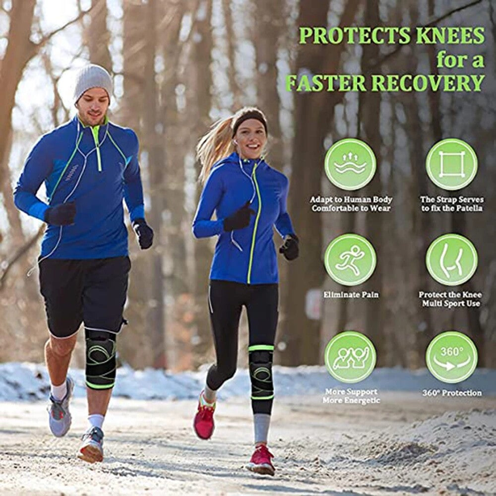 Knee Sleeves Compression Brace Support Sport Joint Injury Pain Arthritis Belt US