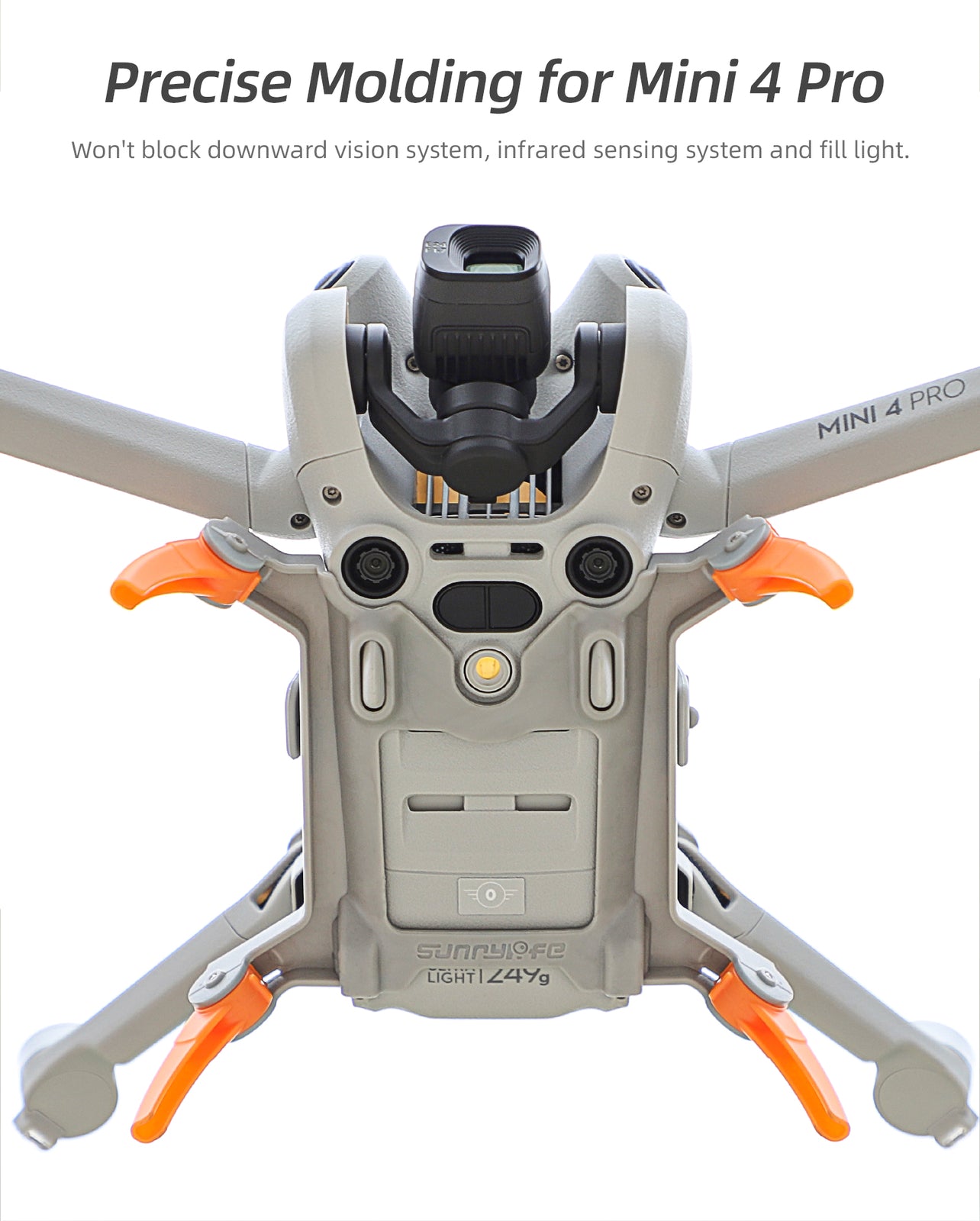 Landing Gear Heightened Spider For DJI Mini 4 Pro Drone Protector Accessories