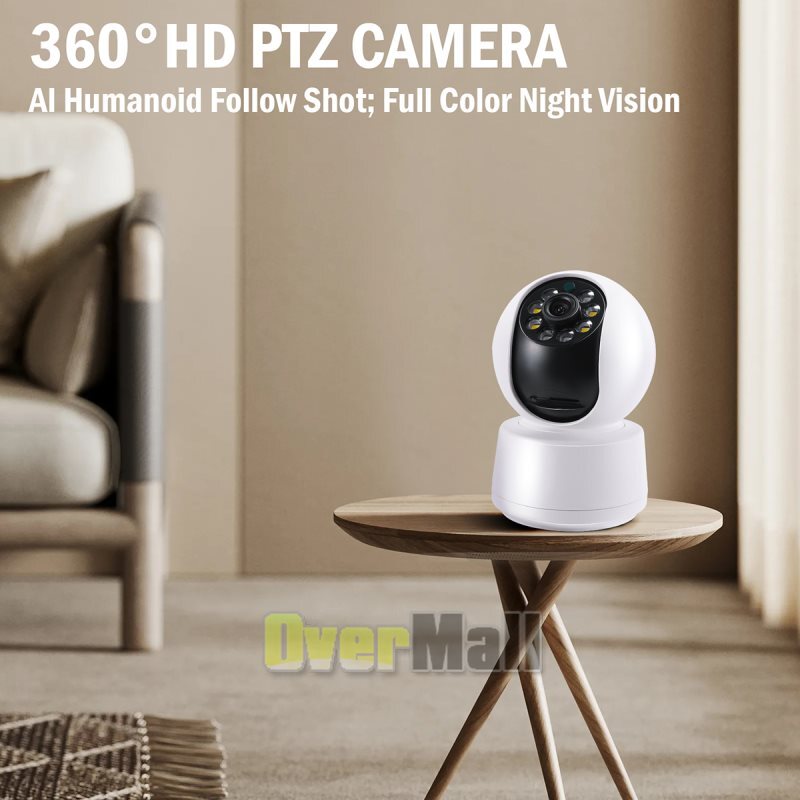 Camara De Seguridad Wifi HD Para Casa Interior Exterior Con Audio y Microfono