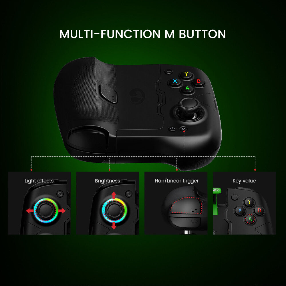 X4 Aileron Bluetooth Mobile Gamepad for Android with Hall Effect Joysticks