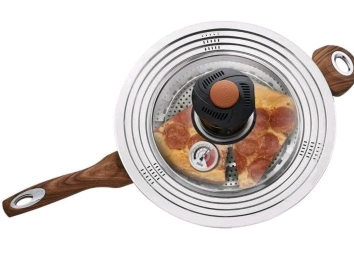 Air Whirl Crisper Air Fryer Lid for Pots & Pan - Fits 10 to 12 inch Pots NEW