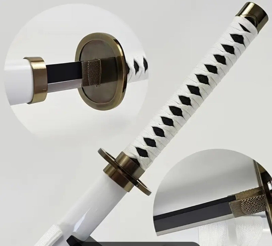 White Handle Bamboo KATANA. 🔥NEW