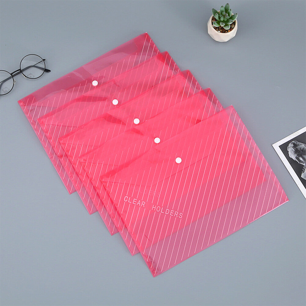 File Folder Plastic A4 Expandable Binder Pocket Perforated Pockets Envelope