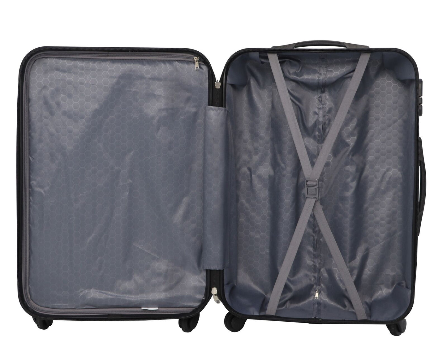 3 Pcs Suitcase Set ABS Hard Shell 4 Wheeled Trolley Lightweight Luggage PIONEER