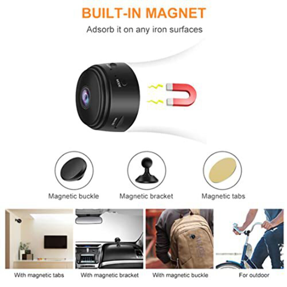 A9 Mini Camera WiFi 1080P HD IP Camera Home Security Magnetic Wireless Mini Camc