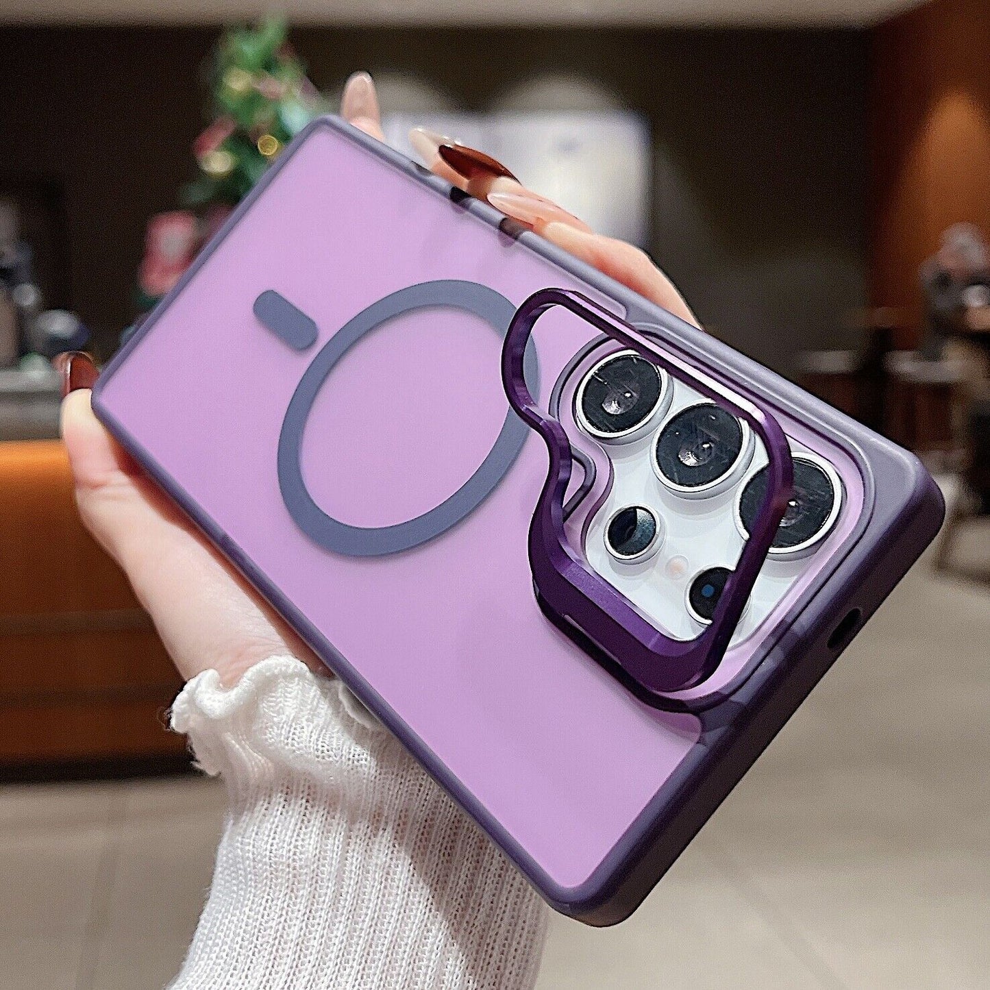 For Samsung S25 Ultra/S25/S24/S23 Mag Safe Magnetic Case Matte Translucent Cover