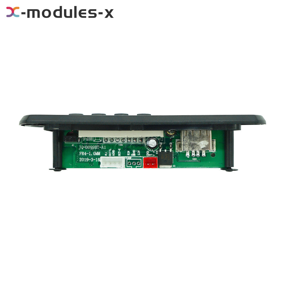 Wireless Bluetooth 12V MP3 WMA Decoder Board Audio Module USB Radio+Battery USA
