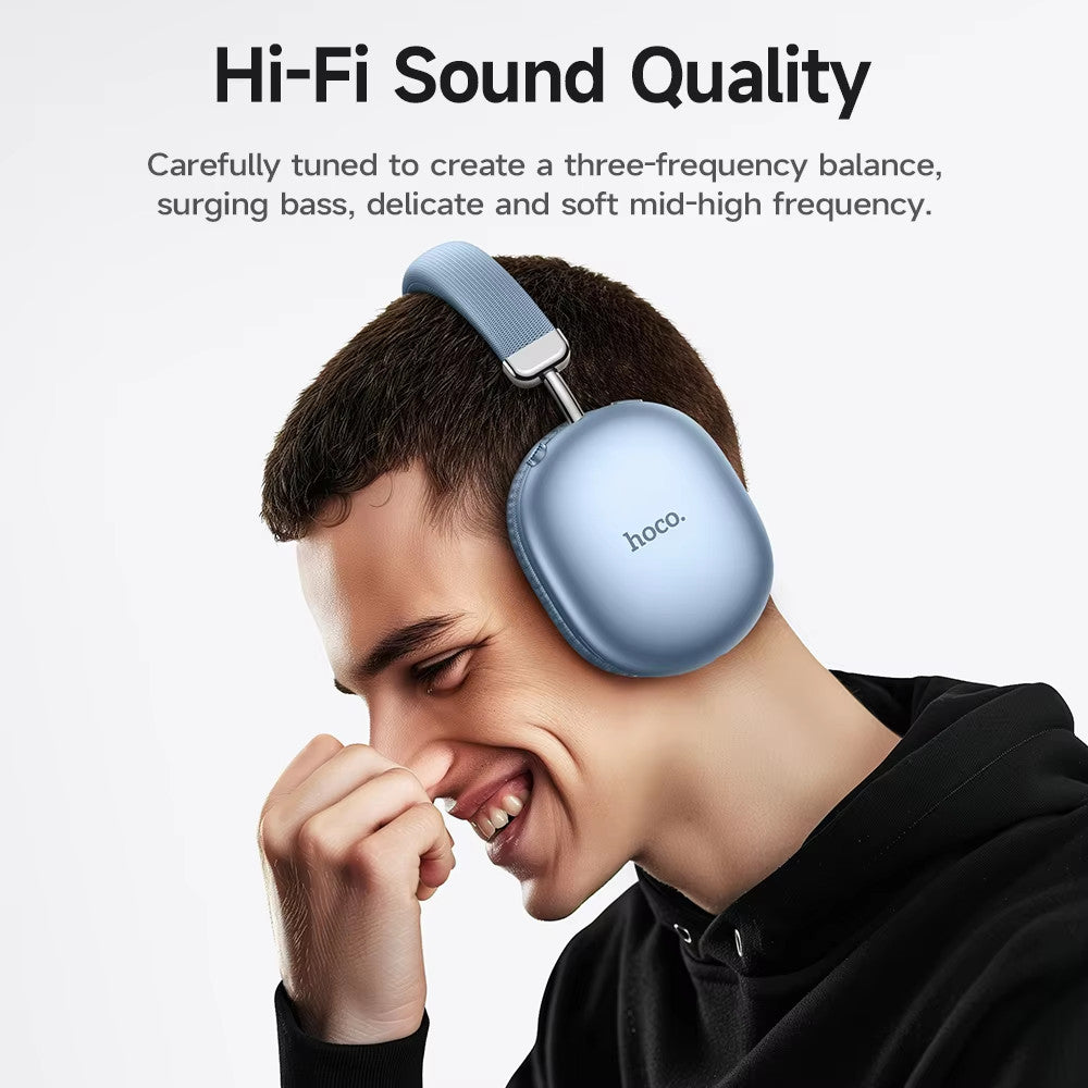 HOCO W35 Max Wireless Hifi Music Headphone 42Mm Coil Speaker Color Bluetooth 5.3