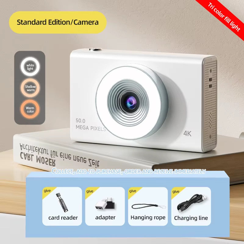 Xiaomi 4K High-Definition Digital Camera with 50MP Autofocus and Retro Design
