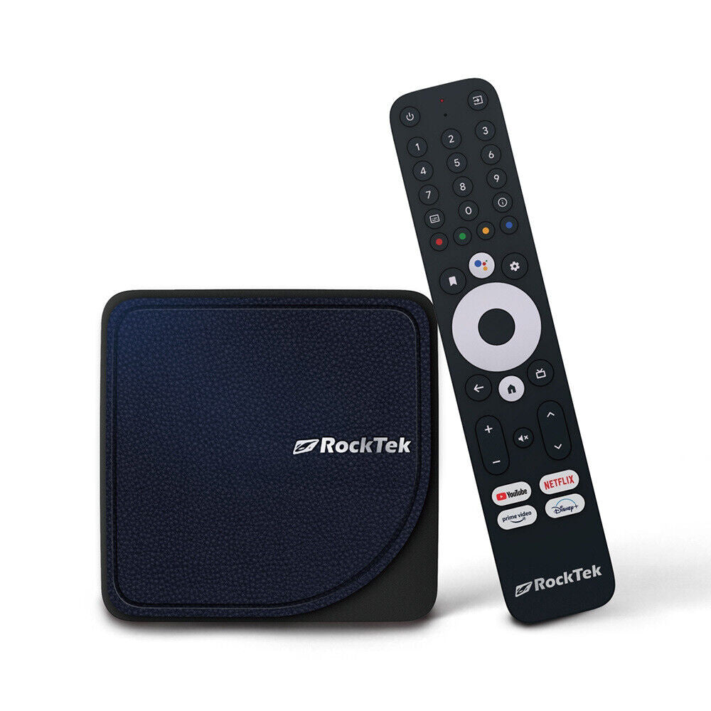 RockTek G2 4K TV Box Android 12 ATV Stream S905X4-K Media Player DTS Dolby Audio
