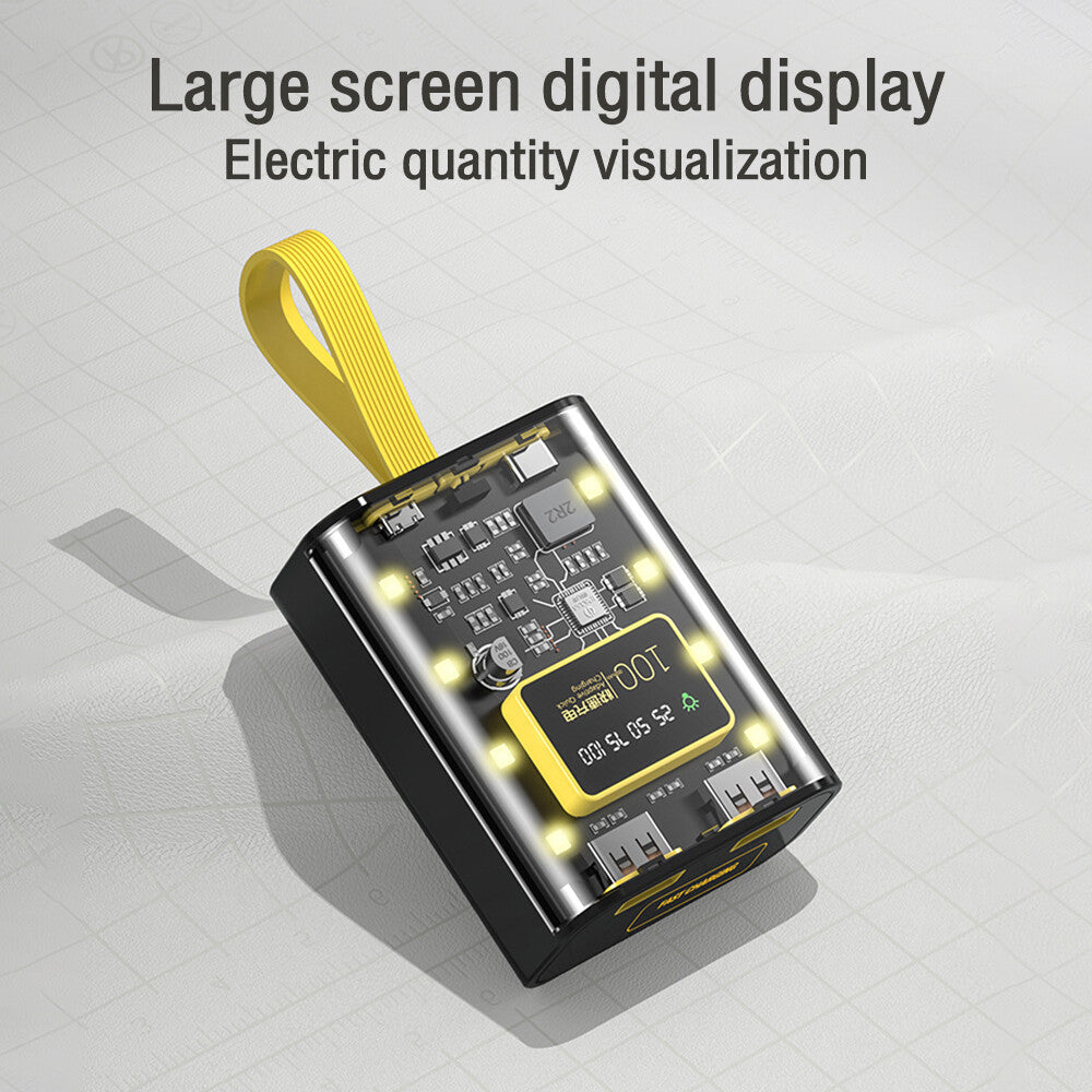 Dual USB Micro Type-C LED 10W Battery Charger DIY Power Bank Box Fast Charging