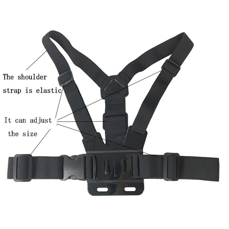 Adjustable Chest Harness Belt Strap mount belt for Gopro hero 9 8 7 6 5 4