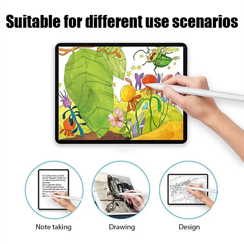 Stylus Pen For Apple iPad Pro Air Mini 2018-2022 w/ Palm Rejection Active Pencil