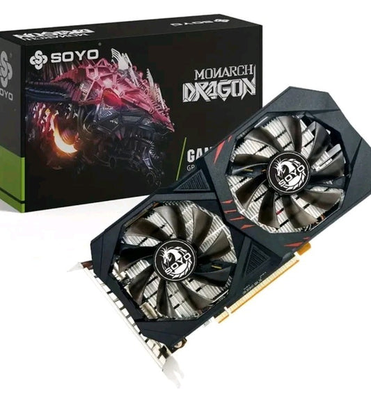 SOYO AMD RX 6600mG 8GB GDDR6 128Bit PCI-E 4.0×8 8Pin Radeon GPU, Display Port