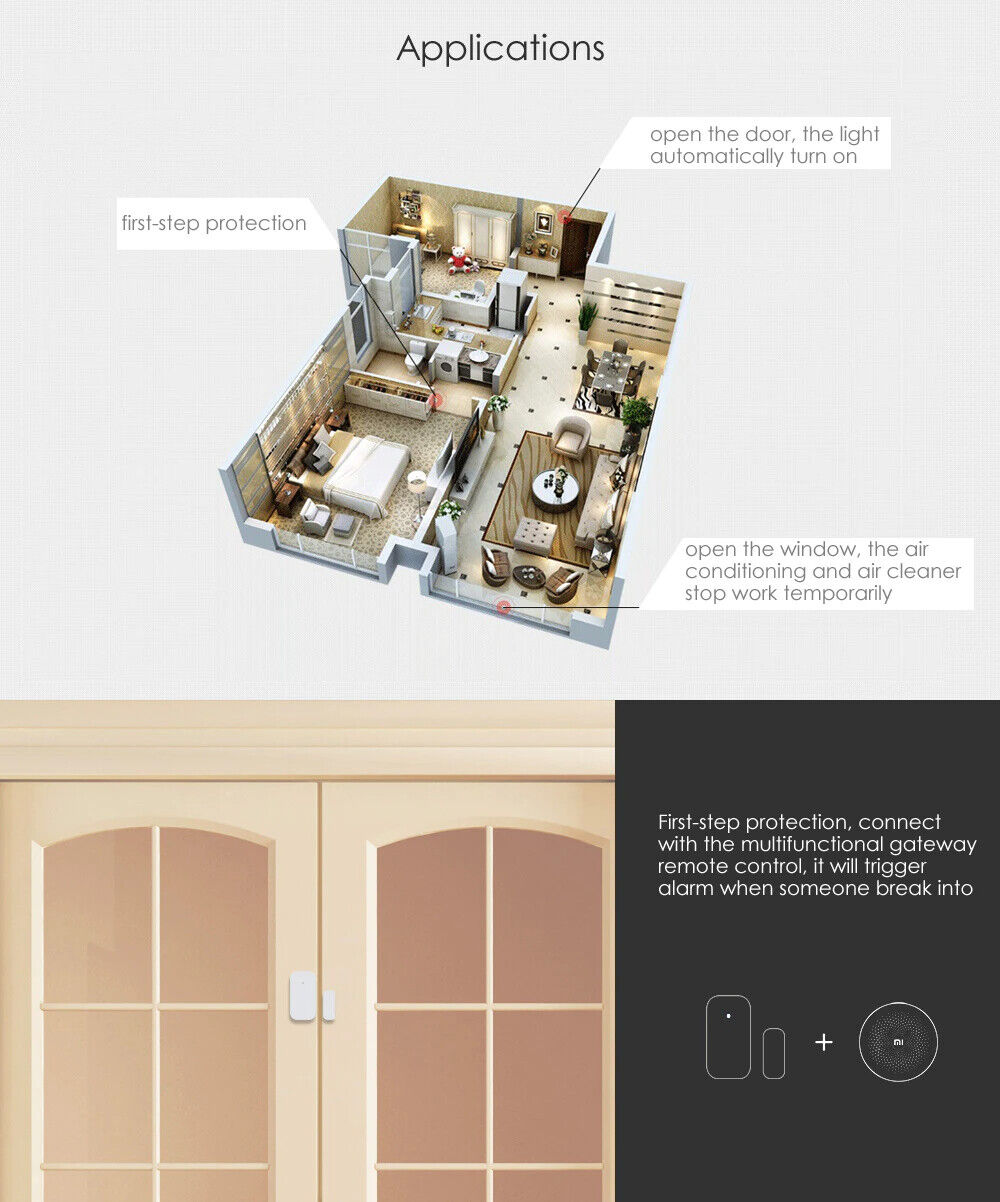 Xiaomi Aqara Door Window Sensor Zigbee Wireless Smart Home Security AppleHomeKit