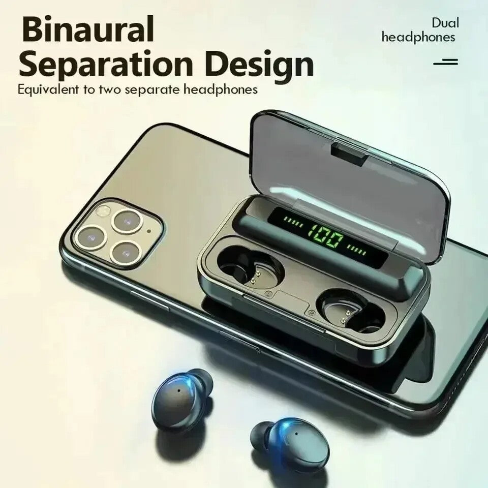 Bluetooth Earbuds for All Phones Tablets Computers Wireless Earphone Waterproof