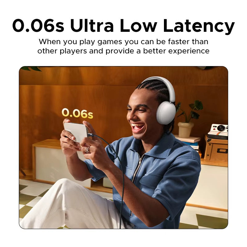 Wireless Bluetooth Headphones, 80H Playtime, HiFi Stereo