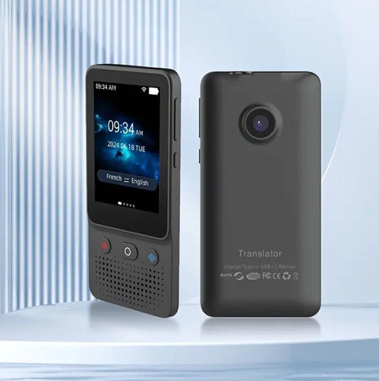2025 Smart Ai Translator 138 Language Real Time Response With Speakers Portable