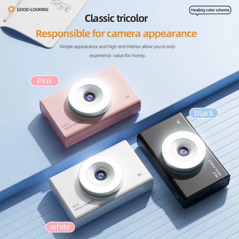 Xiaomi 4K High-Definition Digital Camera with 50MP Autofocus and Retro Design