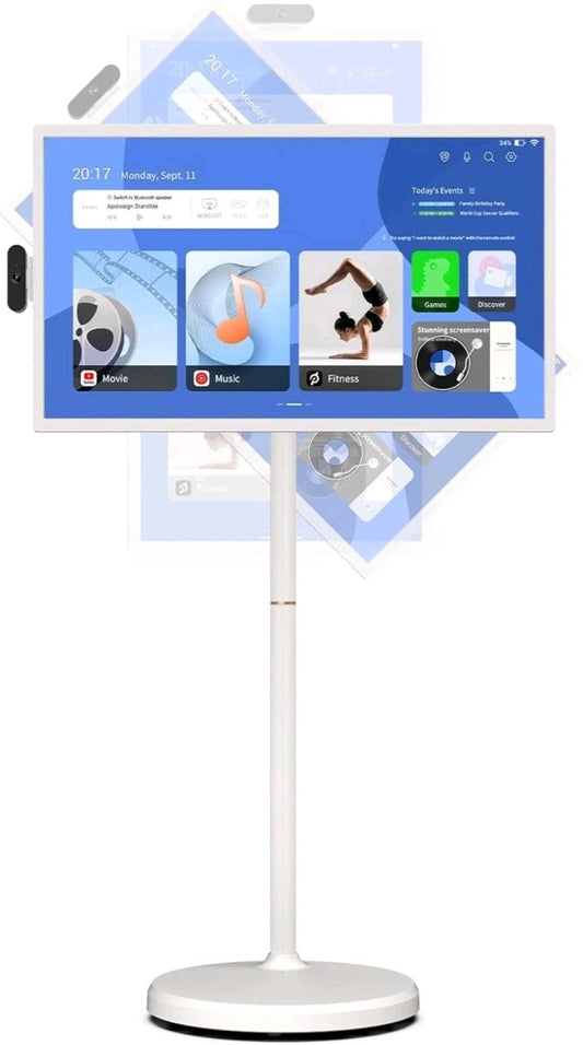 32 Inch Portable TV with Touch Screen | 8G RAM + 128G Storage