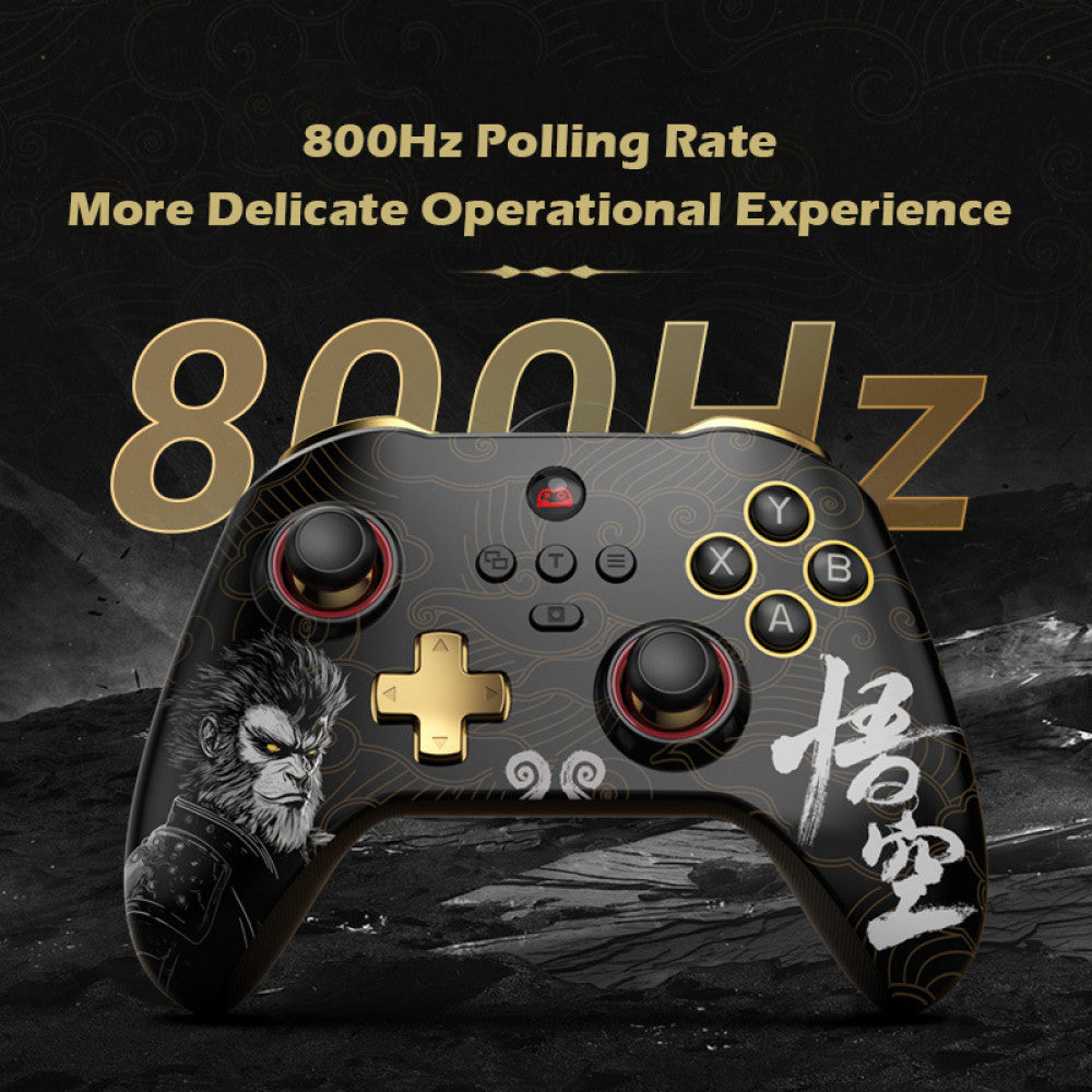 Wireless Gamepad 800Hz Vibration Game Controller 6-Axis for Switch/Android/PC