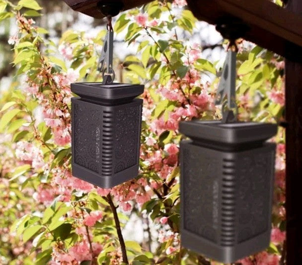 Outdoor Waterproof Solar Lantern Hanging LED String Light Garden Lamp Patio Yard