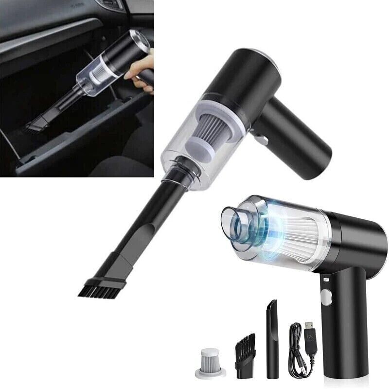 Powerful and Portable 9000Pa 3-In-1 Mini Auto Vacuum for Car,home