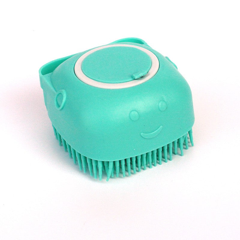 Silicone Dog Bath Massage Gloves Brush Pet Cat Bathroom Cleaning Tool Comb Brush