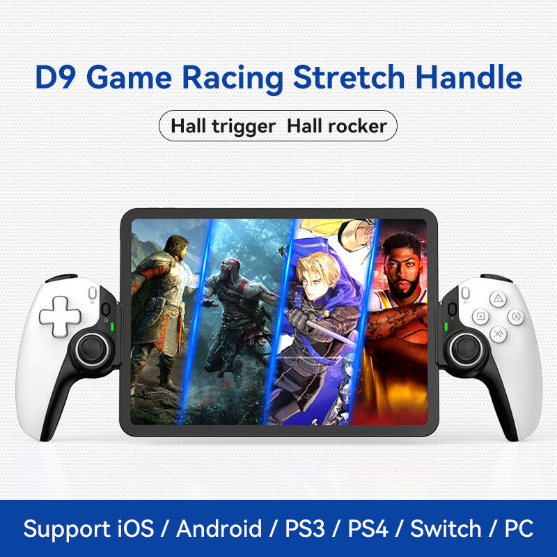 D9 Phone Stretching Game Controller PC For Switch/PS3/PS4 Dual Hall Controller