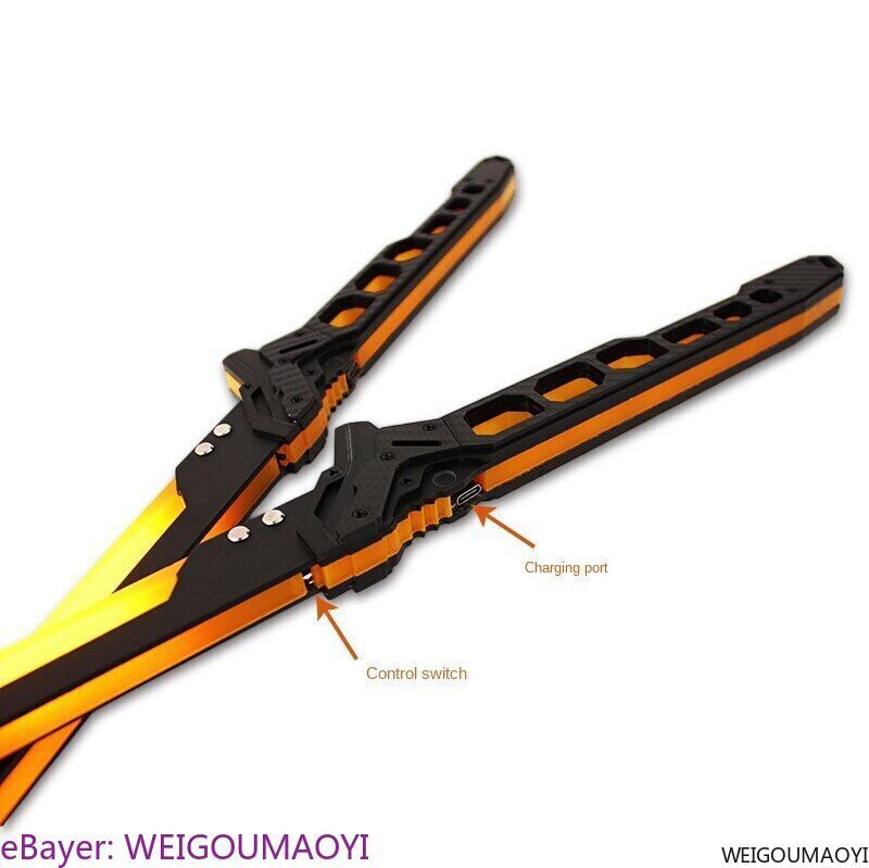 DIY Cyberpunk 2077 Thermal Katana Samurai Blade Functional LED 80cm Cool Prop