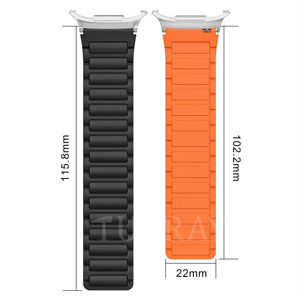 Quick Fit Silicone Band for Samsung Galaxy Watch Ultra 47mm Magnetic Loop Strap