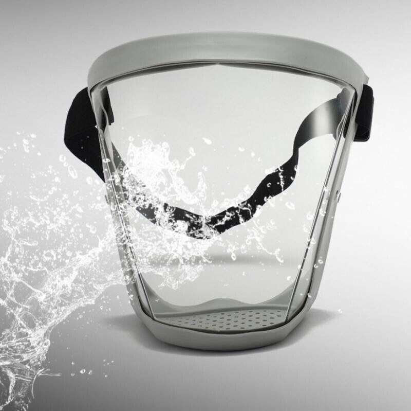 Anti-fog Shield Safety Full Face Super Protective Head Cover Transparent Mask