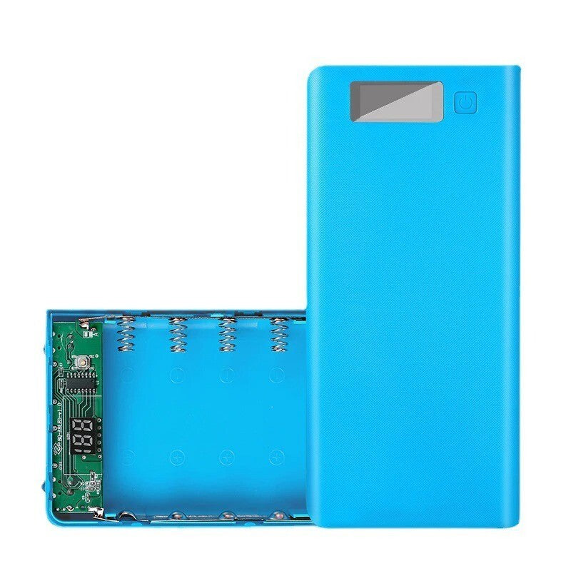 8*18650 Battery Holder Dual USB Power Bank Battery Box Mobile Phone Charger DIY