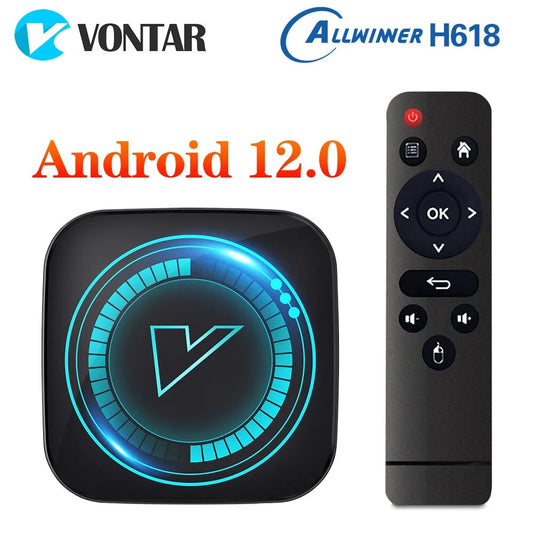 VONTAR H618 Smart TV Box Android 12 Allwinner Quad Core Cortex A53 Support 8K T