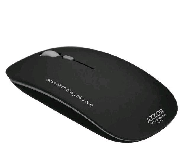 Azzor 2400DPI Rechargeable 2.4GHz Wireless Mouse Ultra-thin Mouse for Laptops