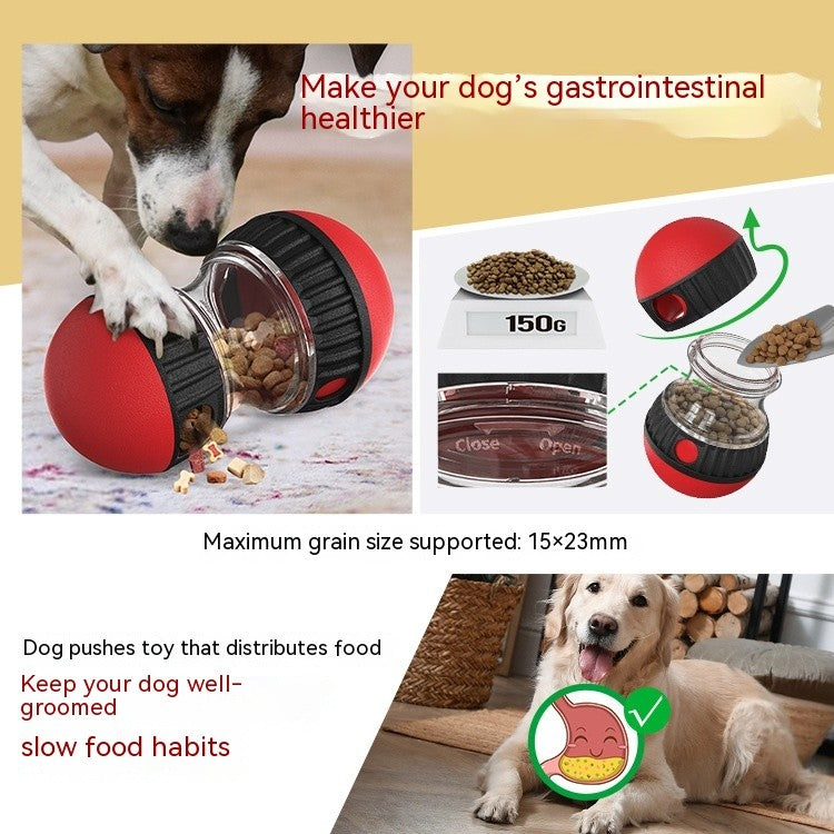 Food Dispensing Dog Toy Tumbler Leaky Food Ball Puzzle Toys Interactive Slowly F
