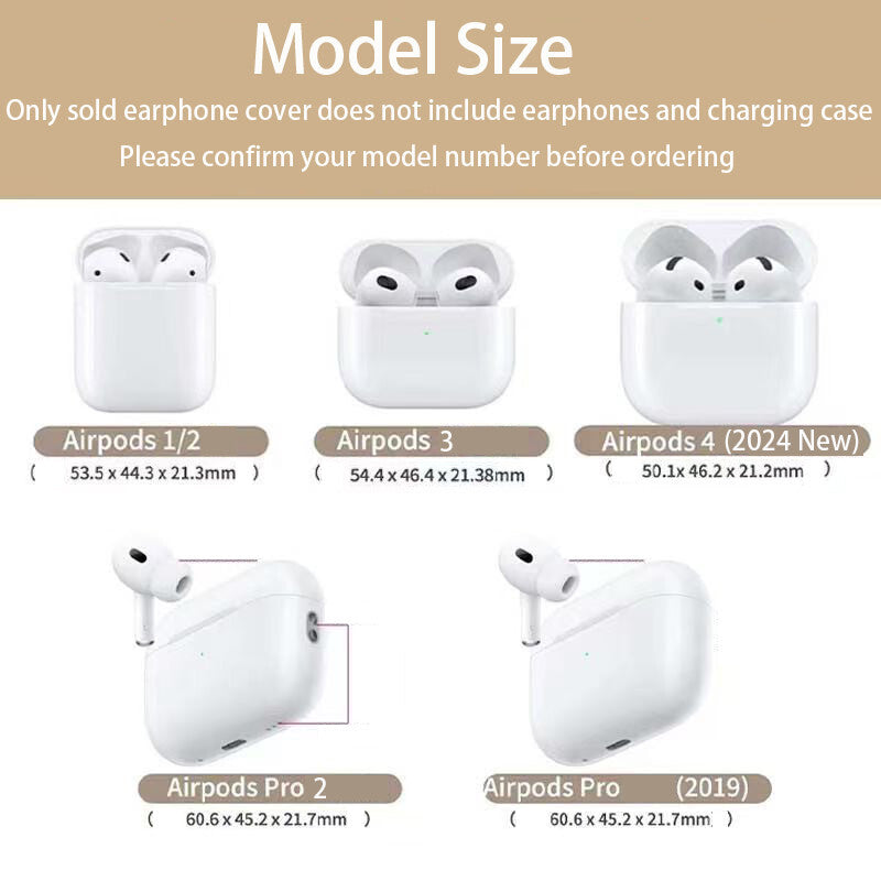 Panda Airpods Case For Apple Airpods 1 2Pro 3 4 Silicone Cute Cover with Charms