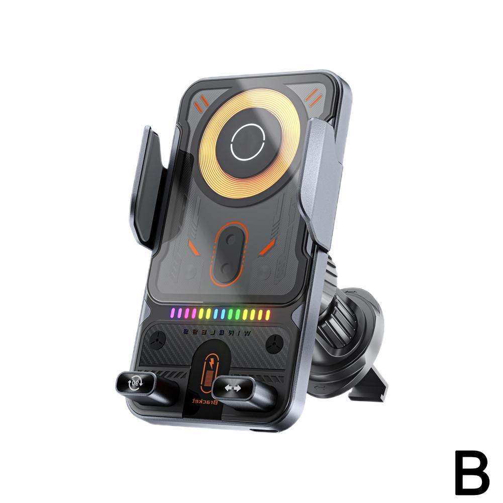 Universal Wireless Charging Car Phone Mount with Air Outlet Navigation Bra W1B7