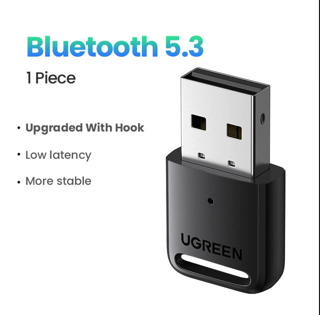 UGREEN USB Bluetooth 5.4 5.3 5.0 Transmitter Adapter Dongle Wireless Earphone PC